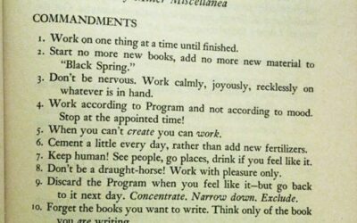 Henry Miller’s Writing Commandments