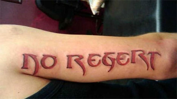 No Regert